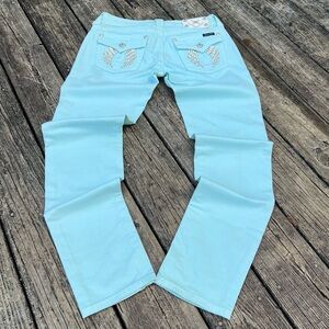 Miss Me Light Blue Skinny Jeans